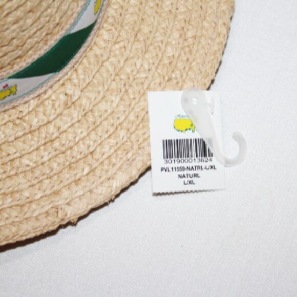 NWT Augusta National Masters Tournament Dorfman Pacific Natural Straw Hat  L/XL - Picture 8 of 10